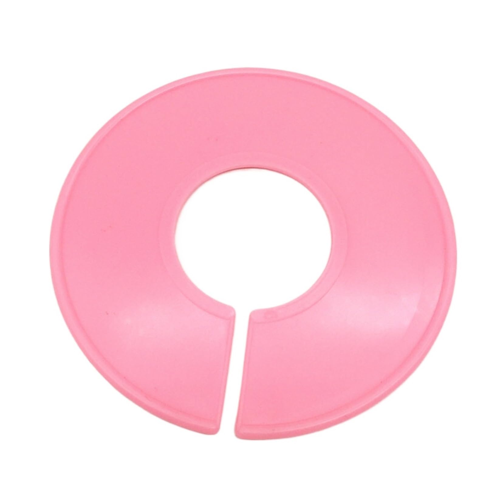 Luvafey Hanger Dividers 30pcs Plastic Clothing Rack Size Dividers Round Hangers Closet Garment Tags Marking Ring for Clothing Size Type Sorting Writable and Reusab(Light Pink)