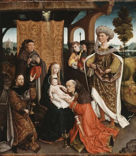 Tableaux Murale Art L'adoration des Mages Animaux Poster 60x90cm