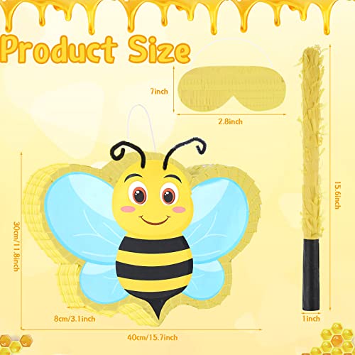 Bees Themed Pinata Bees Themed Party Pinata With Blindfold And Stick For Gender Reveal Party Baby Shower Birthday Animal Theme Party Game Activity Decoration #TOP1