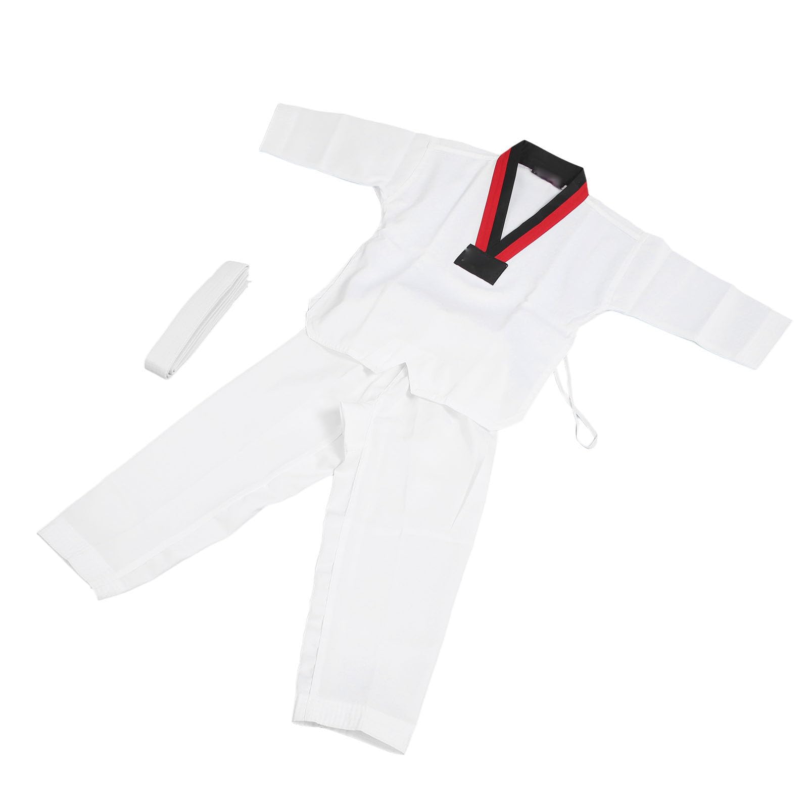 LJCM Traje de Taekwondo, Uniforme de Taekwondo para Niños, Poliéster Flexible Cómodo y Algodón para Entrenamiento