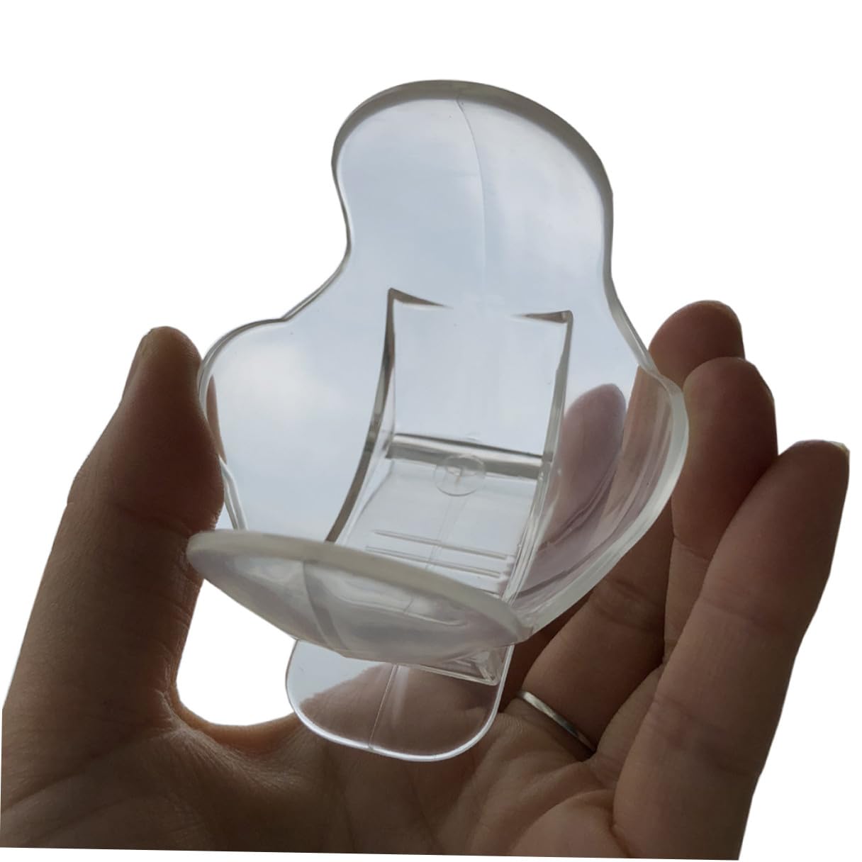Alasum Porte-balles de Tennis Clip Ceinture Transparent en Abs Support Portable pour Balles Universelles