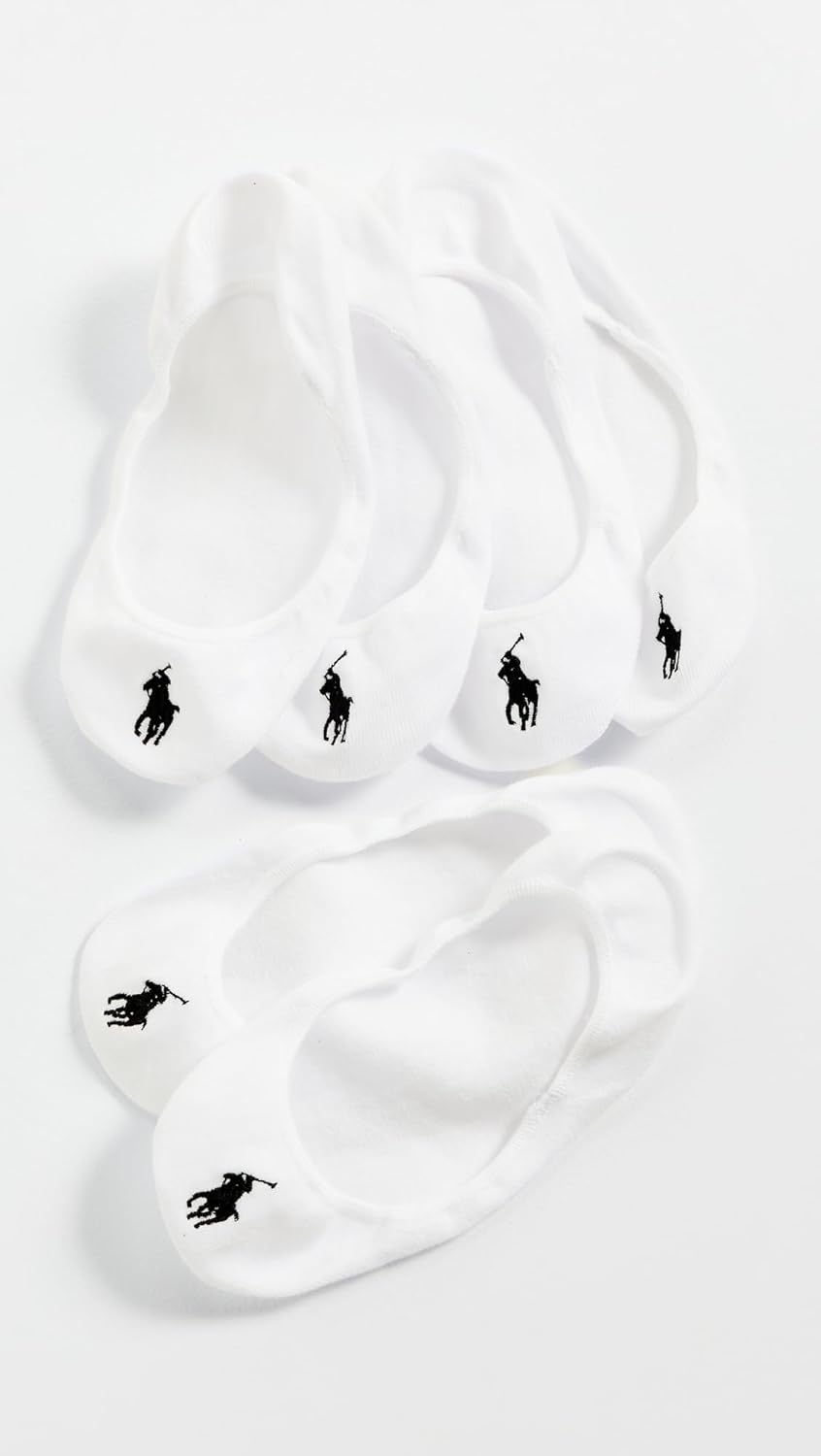 POLO RALPH LAUREN Women's Ultra Low Liner Socks 3 Pack - Image 2