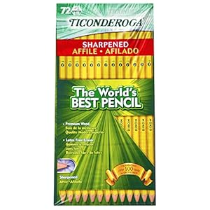Ticonderoga Pencils, Wood-Cased, Pr...