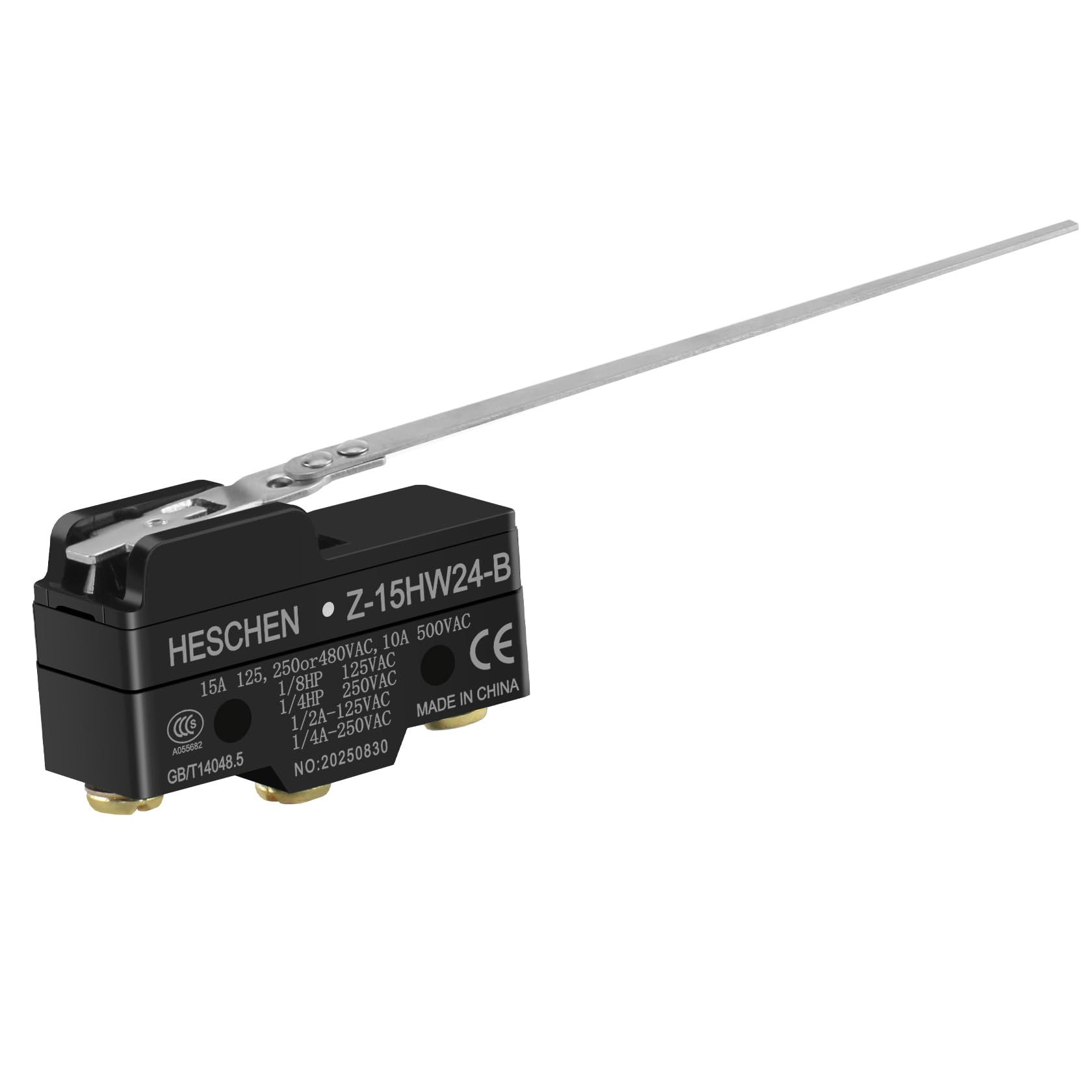 CESFONJER Micro Interrupteur SS-5GL 5A 250V - Levier De Charnière Droite, 3 Broches, Action Momentanée (Lot De 8)
