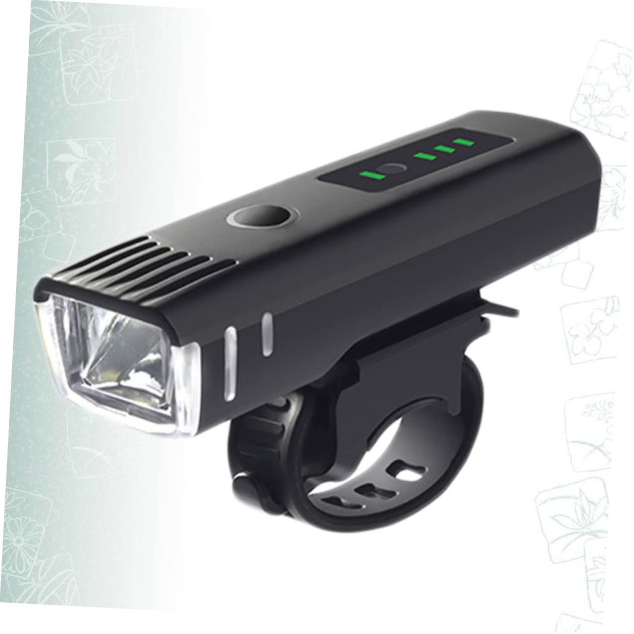 Abaodam 1pc Led Bike Headlight Handlebar Sensor Light Night Riding Bicycle Light Aluminum Alloy Mountain Bike Cycling Safety Lumens