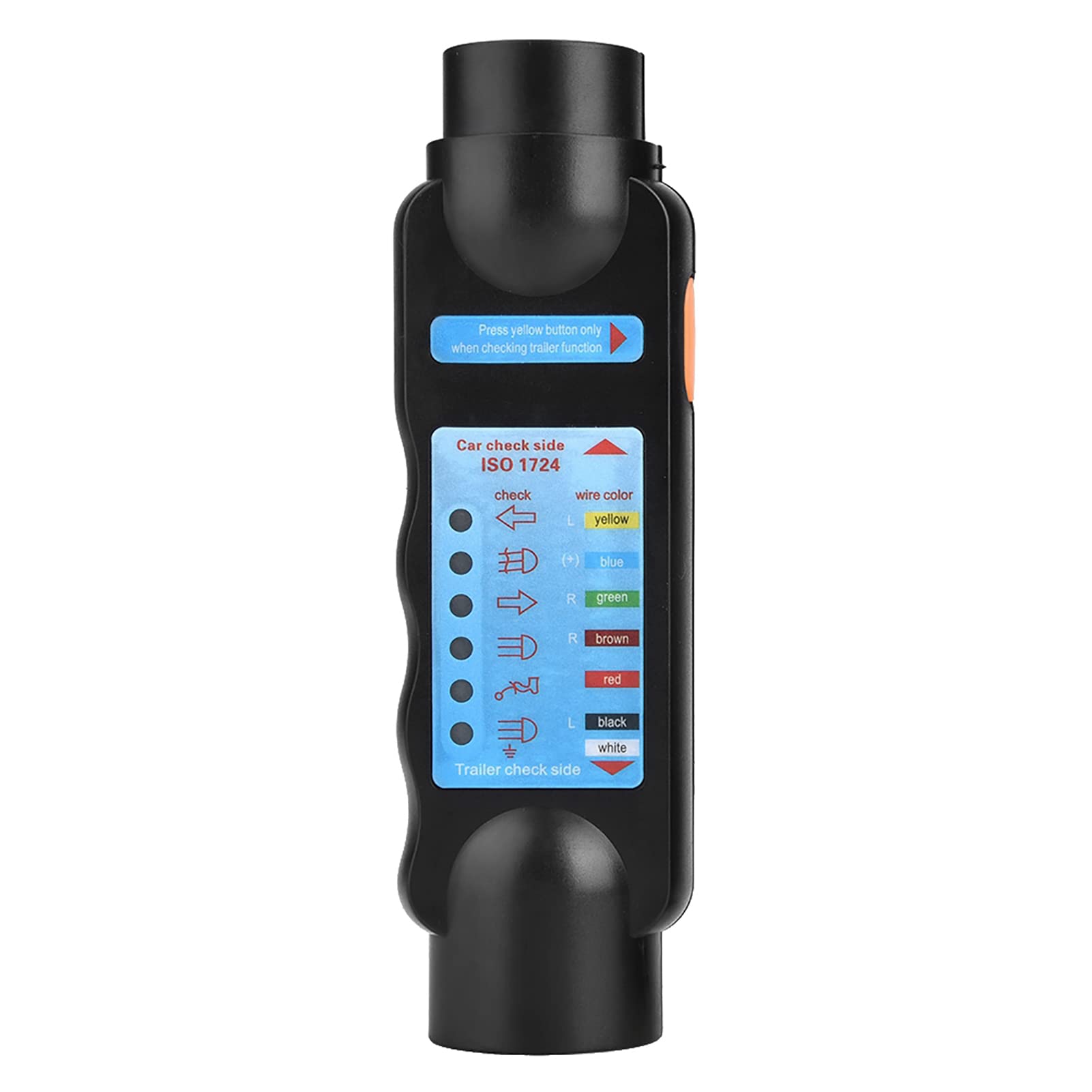 EVERGD 12V 7-13 Pin Car Trailer Tester Towing Lights Wiring Circuit Plug Socket For Caravan Truck Or Trailer