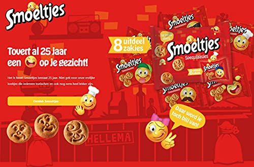 Smoeltjes Speculaas Koekjes 1,8 Kg Grootverpakking Vrolijke Mini Kinderkoekjes in de Vorm van Leuke Gezichtjes Verpakt… - Image 6