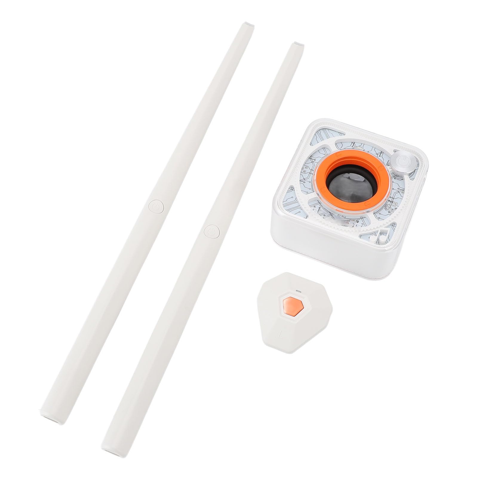 Zunate Set di Bacchette Elettriche Leggere Ad Aria con Tecnologia di Rilevamento del Movimento per Studi e Case