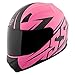 Speed and Strength SS700 Hammer Down Adult Street Motorcycle Helmet - Matte Pink/Small