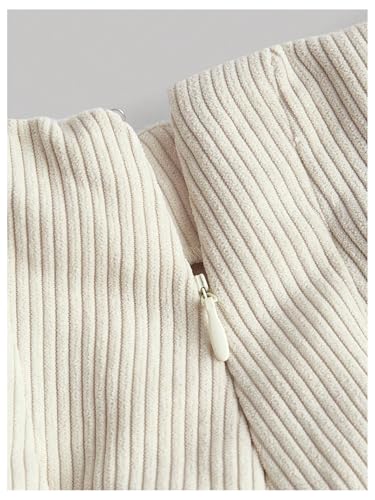 Milumia Women's 2 Piece Outfit Plaid Vest Blazer and Pleated Skirt Suit Sets3