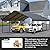 Poborin 20x20 FT Carport Heavy Duty Metal Covered Carport Car Port with Galvanized Steel Roof & Frame -Lean to Canopy Carport Kits for 2 Car Outdoor Protection Tent