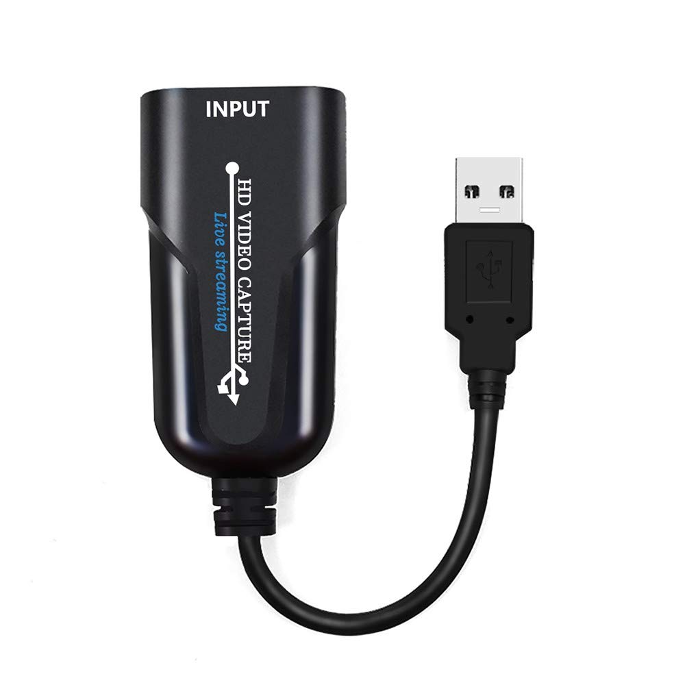 Tarjeta de captura HD a USB Tarjeta de captura de juegos Dispositivo Grabador Soporte de video HD Tarjeta de captura de video 1080P para TV PC Juego PS4