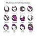 Multifunctional Headwear Hair Band Scarf Headband for Women Head Wrap Sweatband Face Bandana Mask Warm Neck Gaiter 12 in 1 Magic Hair Scarf Running Yoga Outdoor Sport UV Resistence 10pc (10pcs)