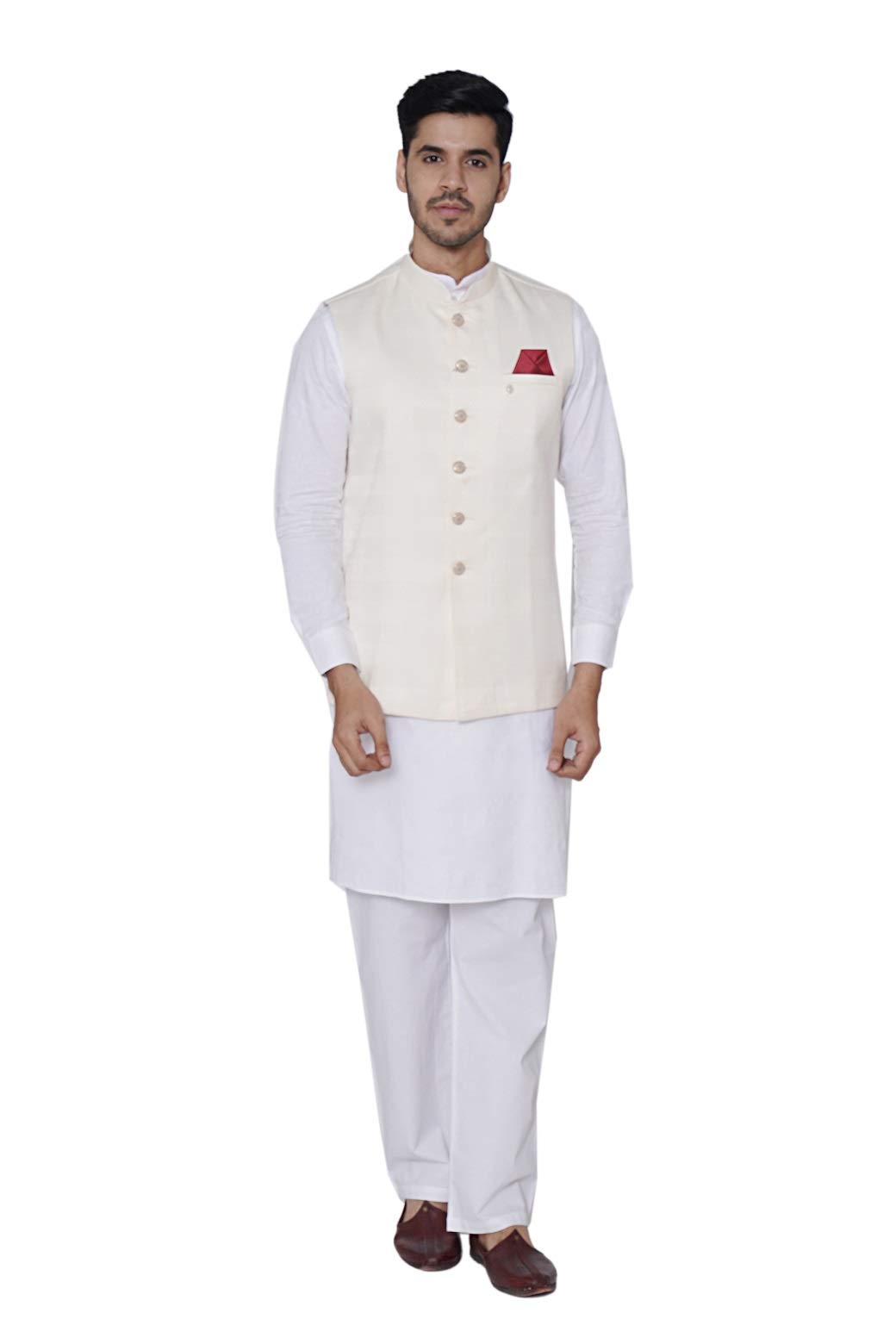 Men Printed Jacket (WCBA006-302-XL_Cream_XL)-image-17