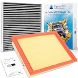 Femota CF12552 CA12931 Cabin and Engine Air Filter Kit