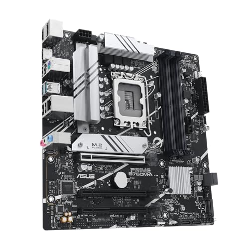 PRIME B760M-A-CSM Scheda madre mATX Intel LGA 1700, PCIe 4.0, DDR5, 2slot M.2, Ethernet Realtek 2.5Gb, Wi-Fi 6, DisplayPort, 2 HDMI, SATA 6 Gbps, USB 3.2 Gen 2 e Type-C, Aura Sync - Scheda madre - Immagine 3