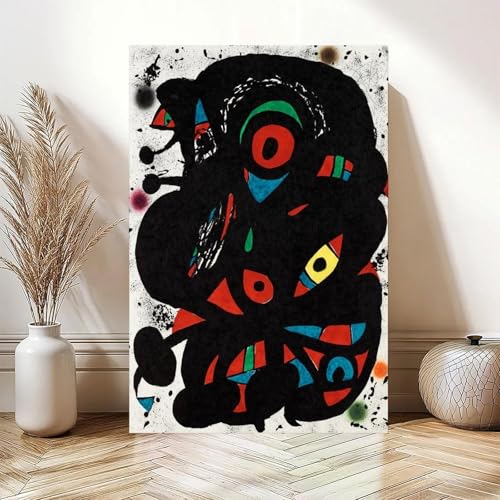 Joan Miro Impression sur toile Strindbergmappen pour salon et bureau - 5
