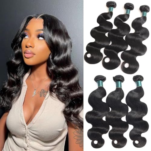 Superfect 12A Body Wave Human Hair 3 Bundles