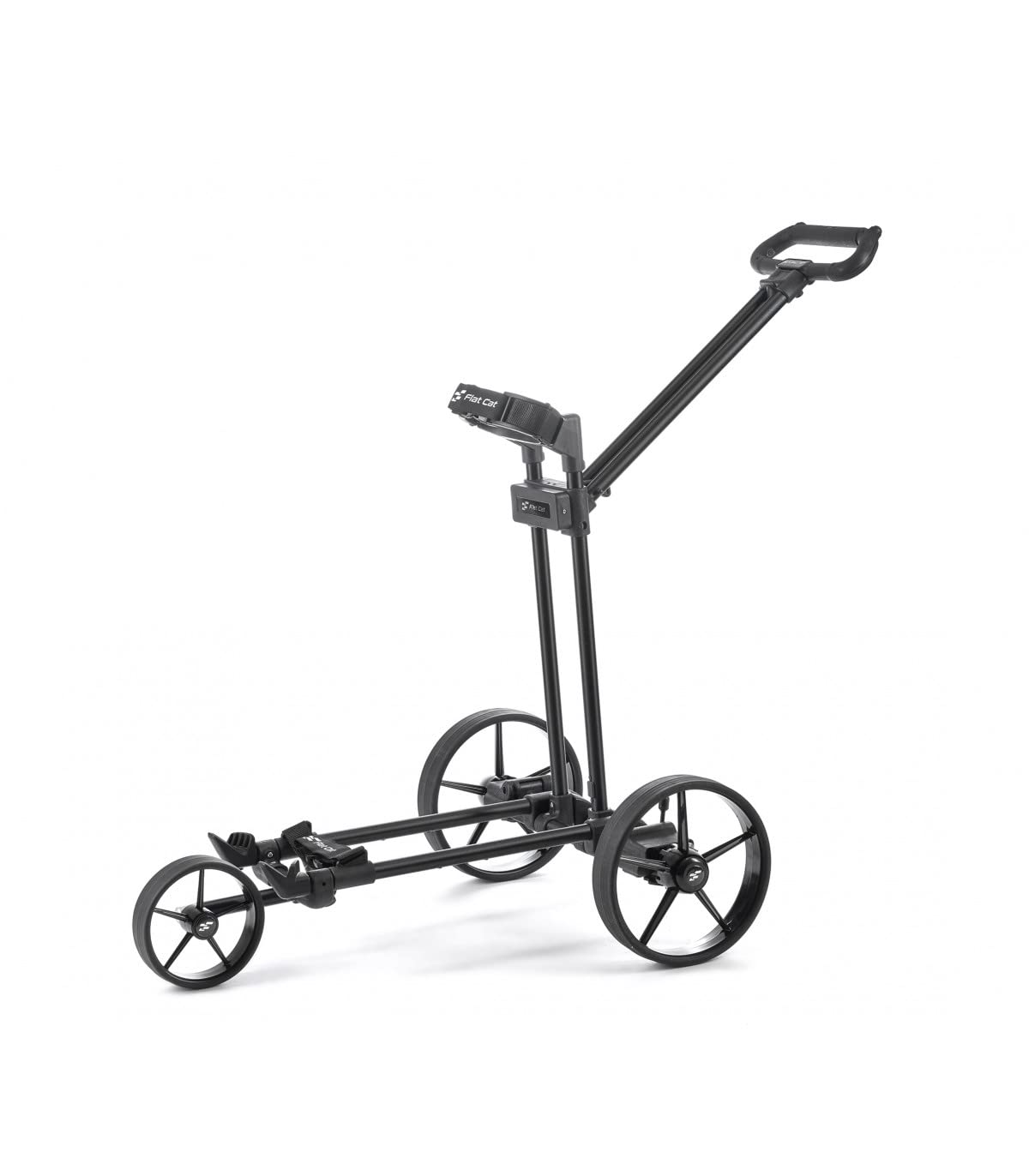 Flat Cat Push - Carrello da golf a 3 ruote, pieghevole, leggero, adattabile per uomo e donna, maneggevole, elevata stabilità