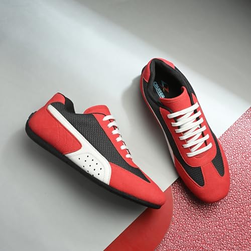 Image of Cruiser Sneaker for Men | Lightweight & Comfortable | Stylish Lace-Up Casual Footwear with Cushioned Insole | Perfect for Versatile Outfits (2645)