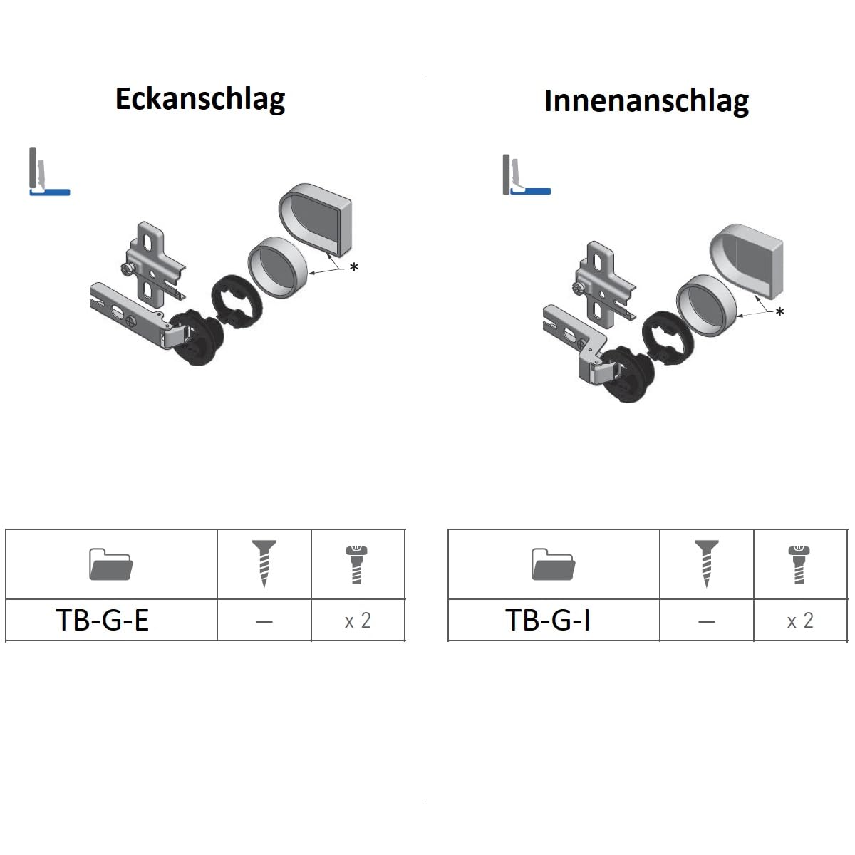 MS Beschläge Glass Door Pot Hinge 1 Pair 26 mm Shiny Chrome Oval Inner Stop, Polished Chrome, Innenanschlag - Image 3