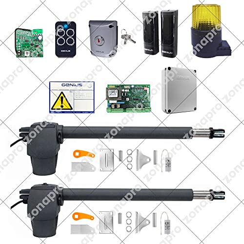 KIT PER CANCELLI A DOPPIA ANTA G-FLASH KIT 433 MHZ RC 230V GENIUS 51701271