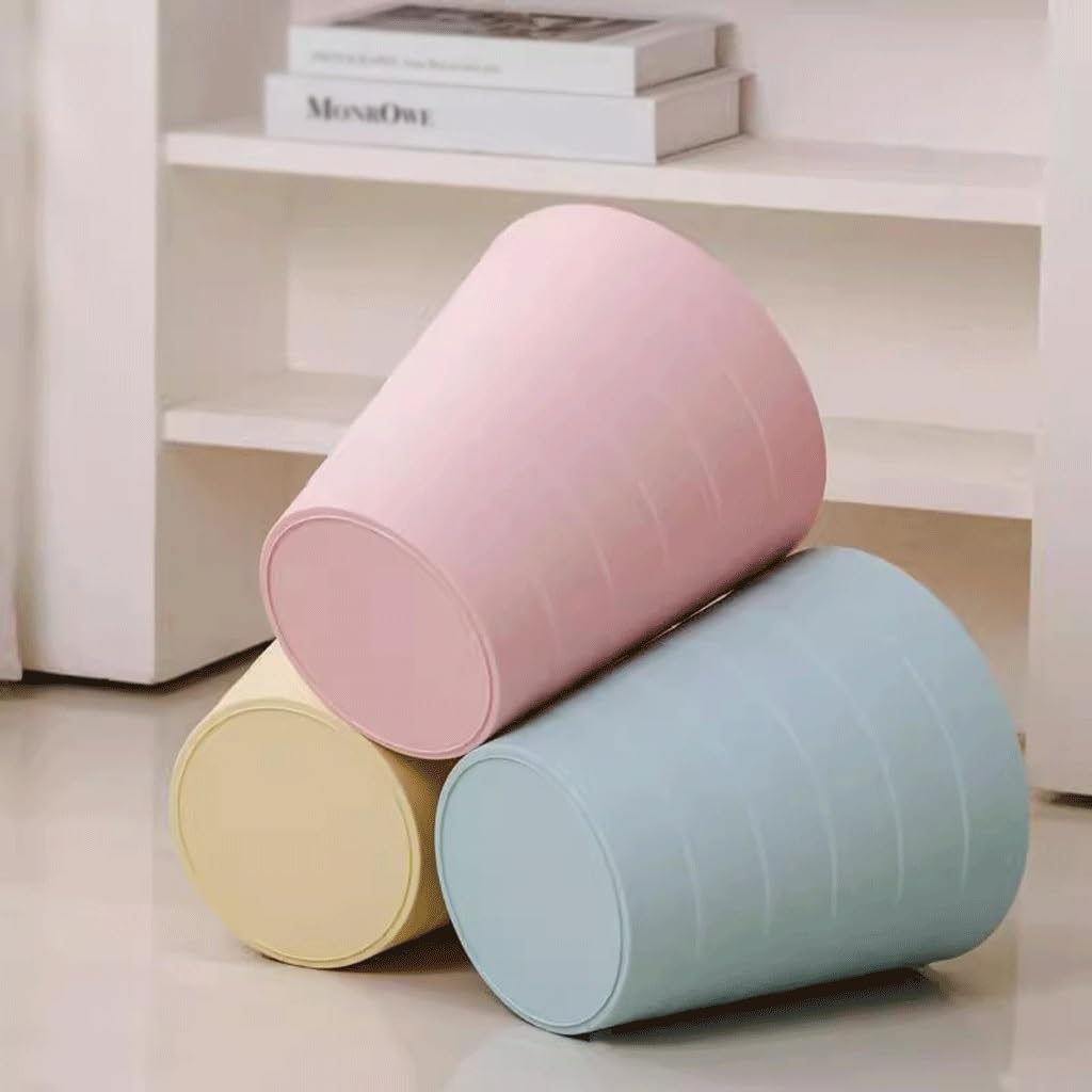 Papelera Cubo De Basura Descubierto For El Hogar, Sala De Estar, Restaurante, Oficina, Baño, Dormitorio, Papelera, Cubo De Almacenamiento Papelera De Cocina(C)