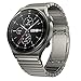 Produktbild VeveXiao Armband Kompatibel mit Huawei Uhr GT2 Pro/GT 46mm/GT 2E/GT2 46mm, 22mm Edelstahl-Ersatzarmband für Samsung Galaxy Watch 46mm/Galaxy Watch 3 45mm/Gear S3 Metal Band (Titangrau)