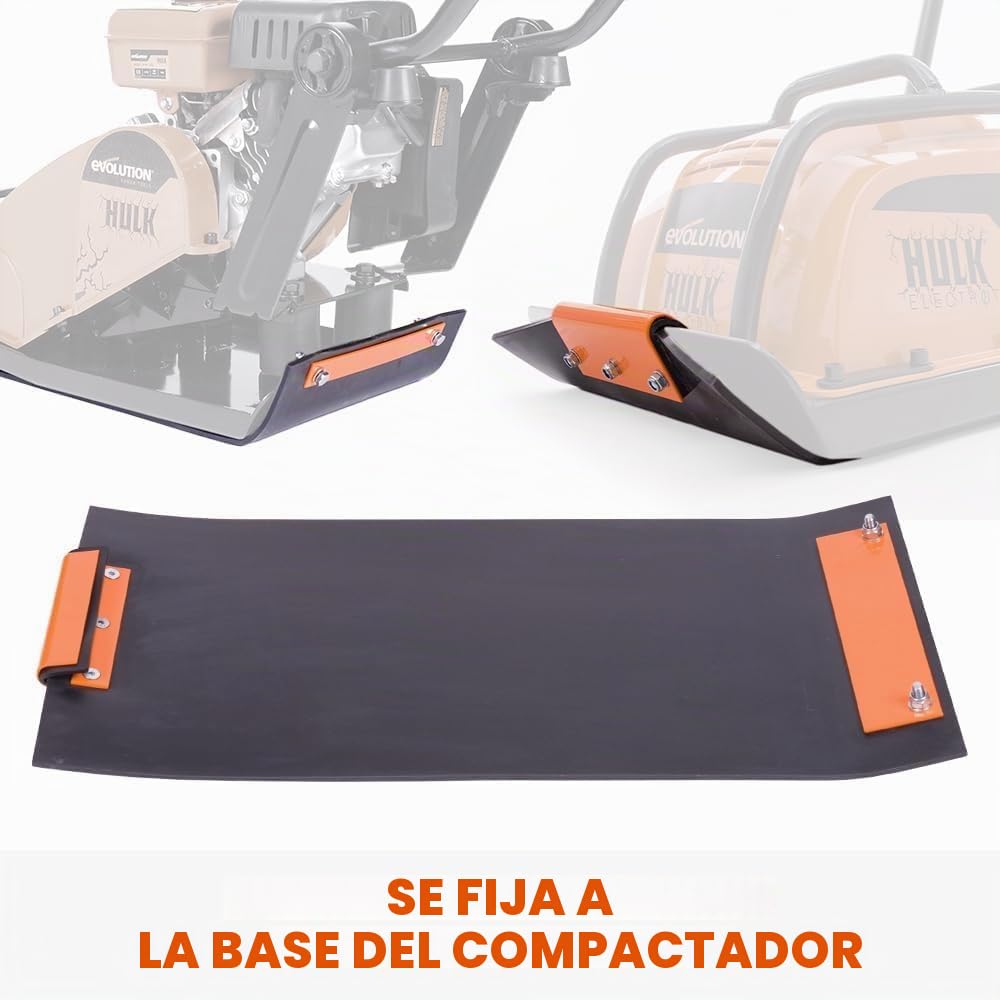 EVOLUTION POWER TOOLS Hulk Almohadilla de pavimentación, 400 x 320 mm, negro (015-0007)