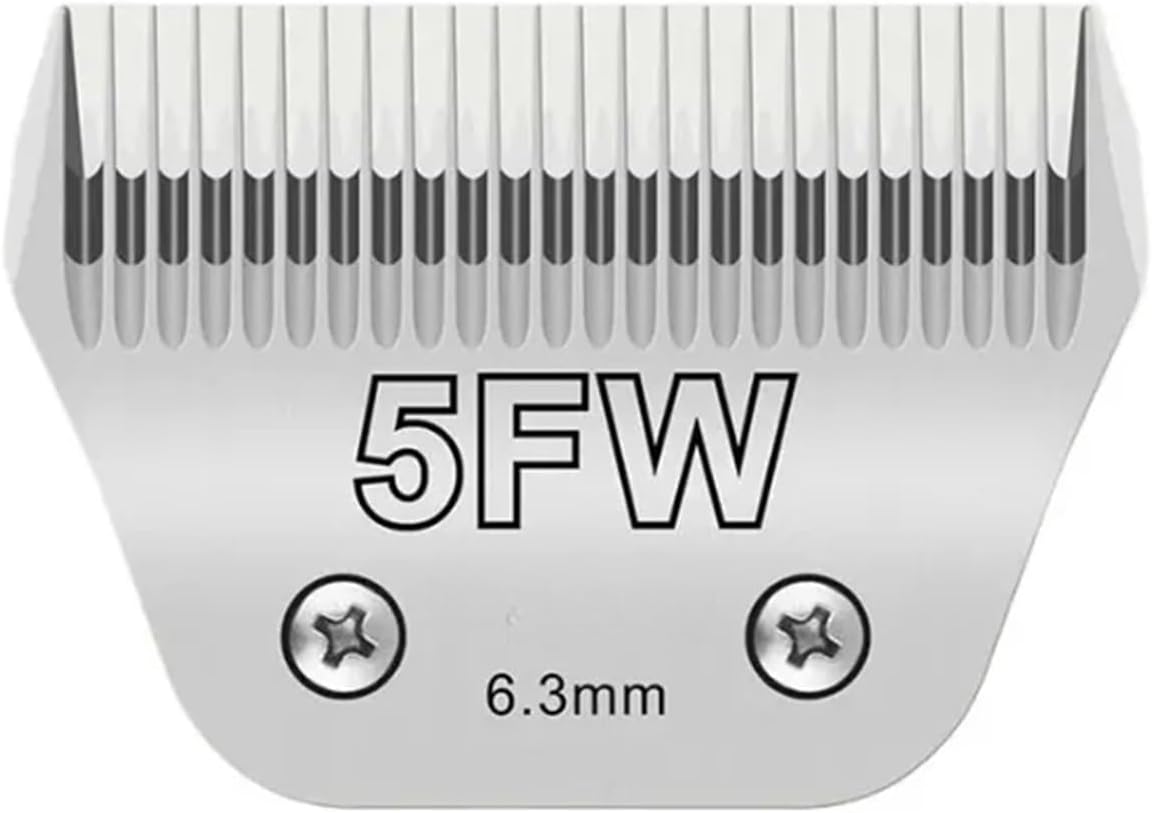 Detachable Wide Pet Replacement Blades 4FW/5FW/7FW/10FW/40FW,Compatible with Andis, Oster A5, Wahl KM10 Clippers for Dogs & Horses(5FW wide)