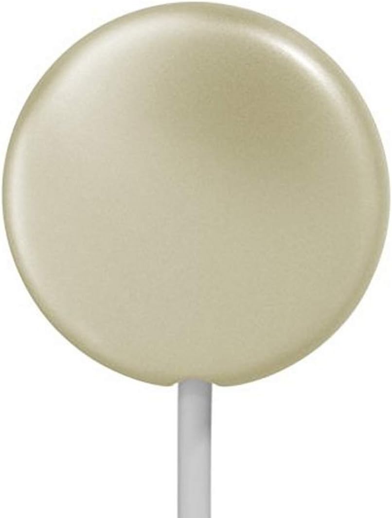 Clingless Curtain Keeper, Round Champagne, Shower Curtain Liner Controller, Set of 3