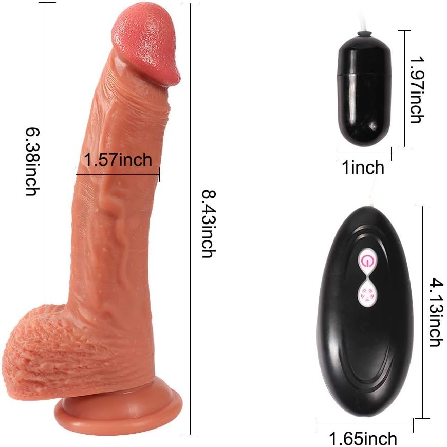 Small Soft Vibrartor for Women with 10 Powerful Vibration Modes and Suction Cup
