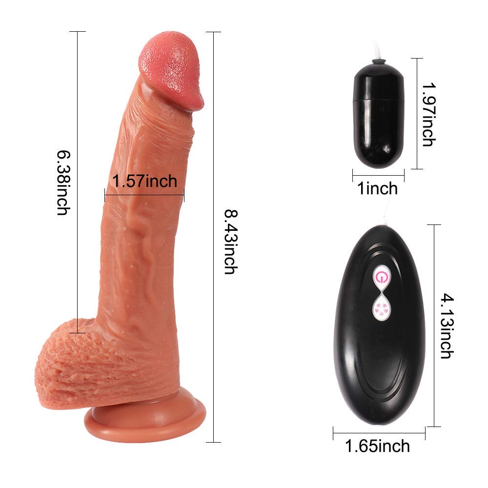 Small Soft Vibrartor for Women with 10 Powerful Vibration Modes and Suction Cup