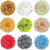 MSHUI Girl's festival Boutique Peony Hairclip Flowers Brooch Summer Accessories