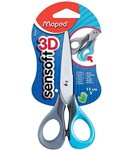 Preisvergleich Produktbild Maped Schul Schere Sensoft 3D, Rechtshänder, 13 cm