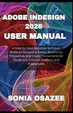 Adobe InDesign 2026 User Manual: A Step-by-Step Beginner to Expert Guide to Designing Books, Brochures, Magazines, and Digital Documents for Designers, Content Creators, and Freelancers