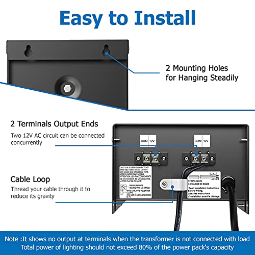 Sunvie 200W Low Voltage Landscape Lighting Transformer With Timer And Photocell Sensor Waterproof Low Voltage Transformer For Led Landscape Lights Path Lights Outdoor Spotlight 120V To 12V, Etl Listed #TOP5