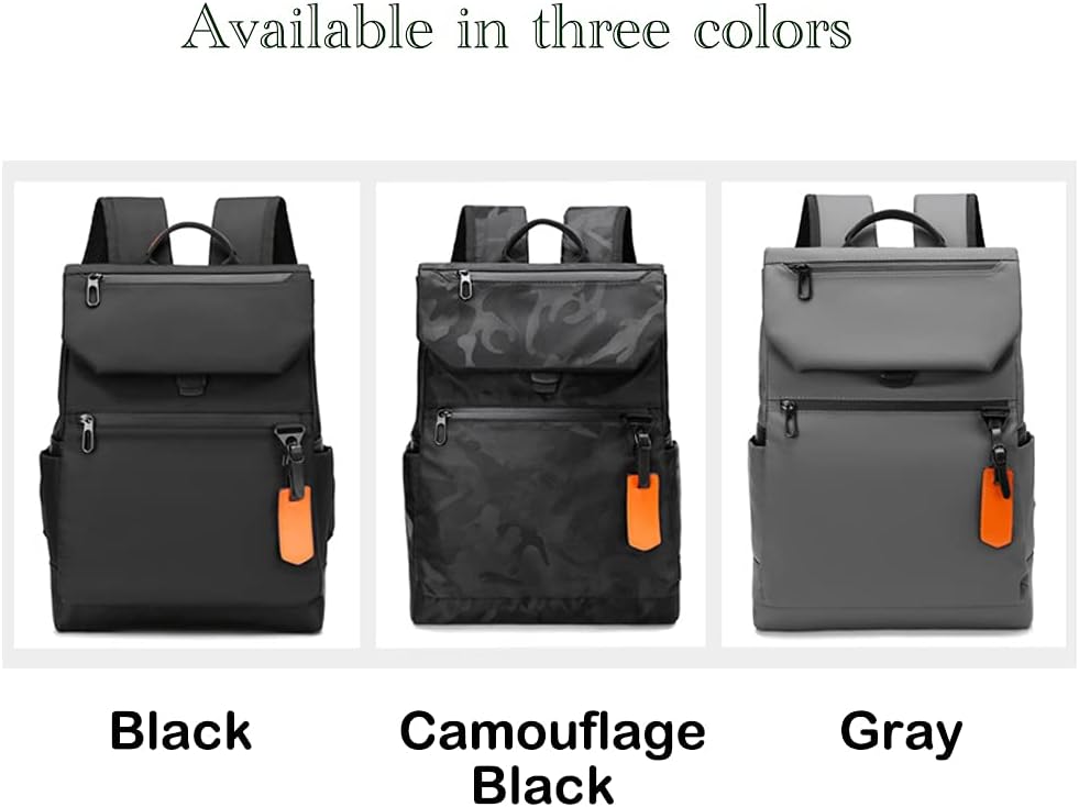 AiPool Travel Laptop Backpack Business Men's Casual Backback Large Capacity Oxford Cloth School Bag (Black) : Electronics