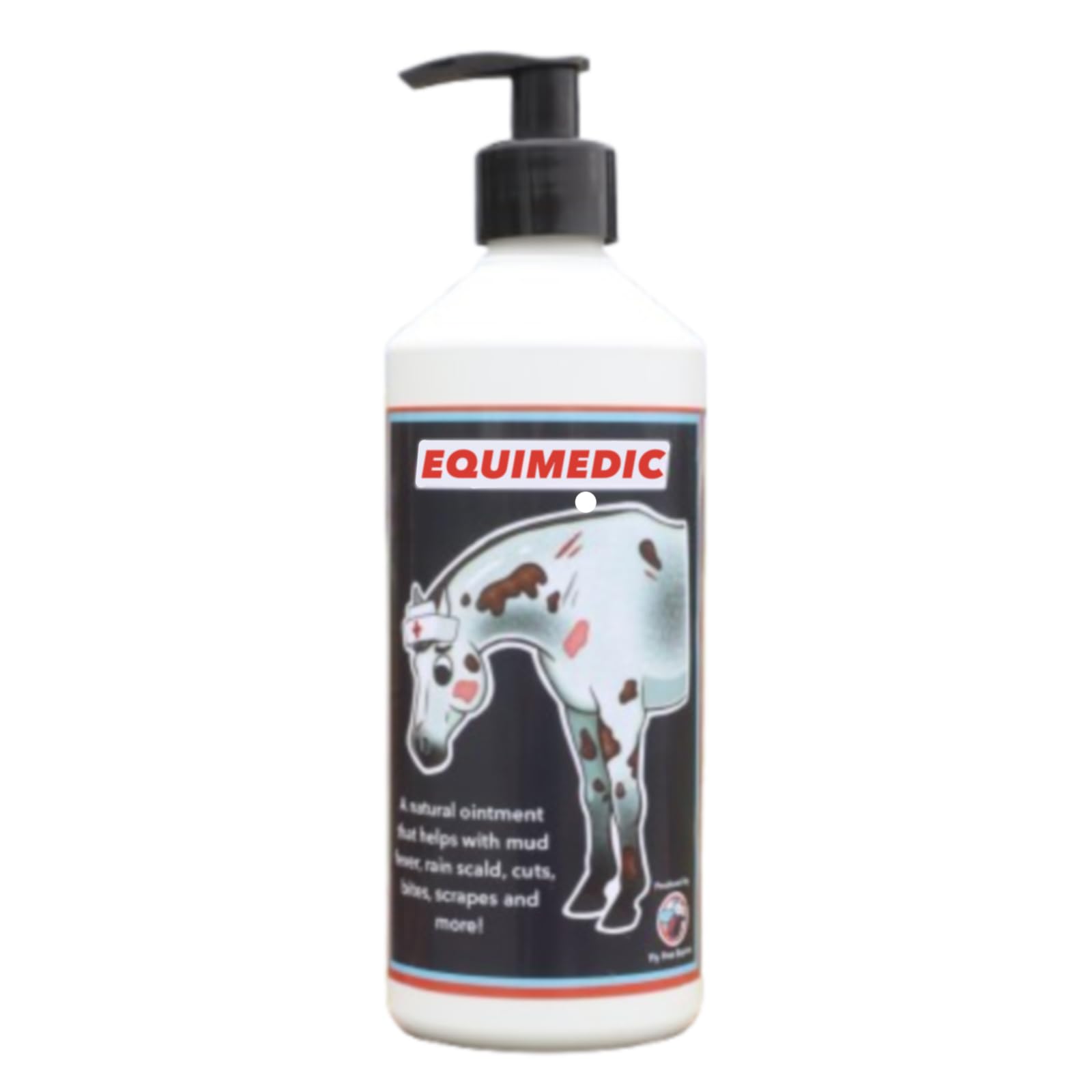Equimedic Horse Skin Care Lotion 500ml - All-Natural Cream for Mud Fever Rain Scald Cuts Insect Bites Rashes Hives & more! Protective Soothing & Fast-Acting