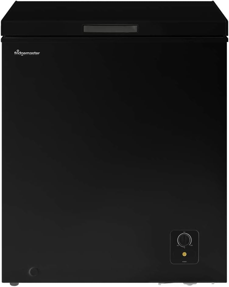 Fridgemaster MCF142B Black 142L Chest Freezer Amazon.co.uk Large Appliances