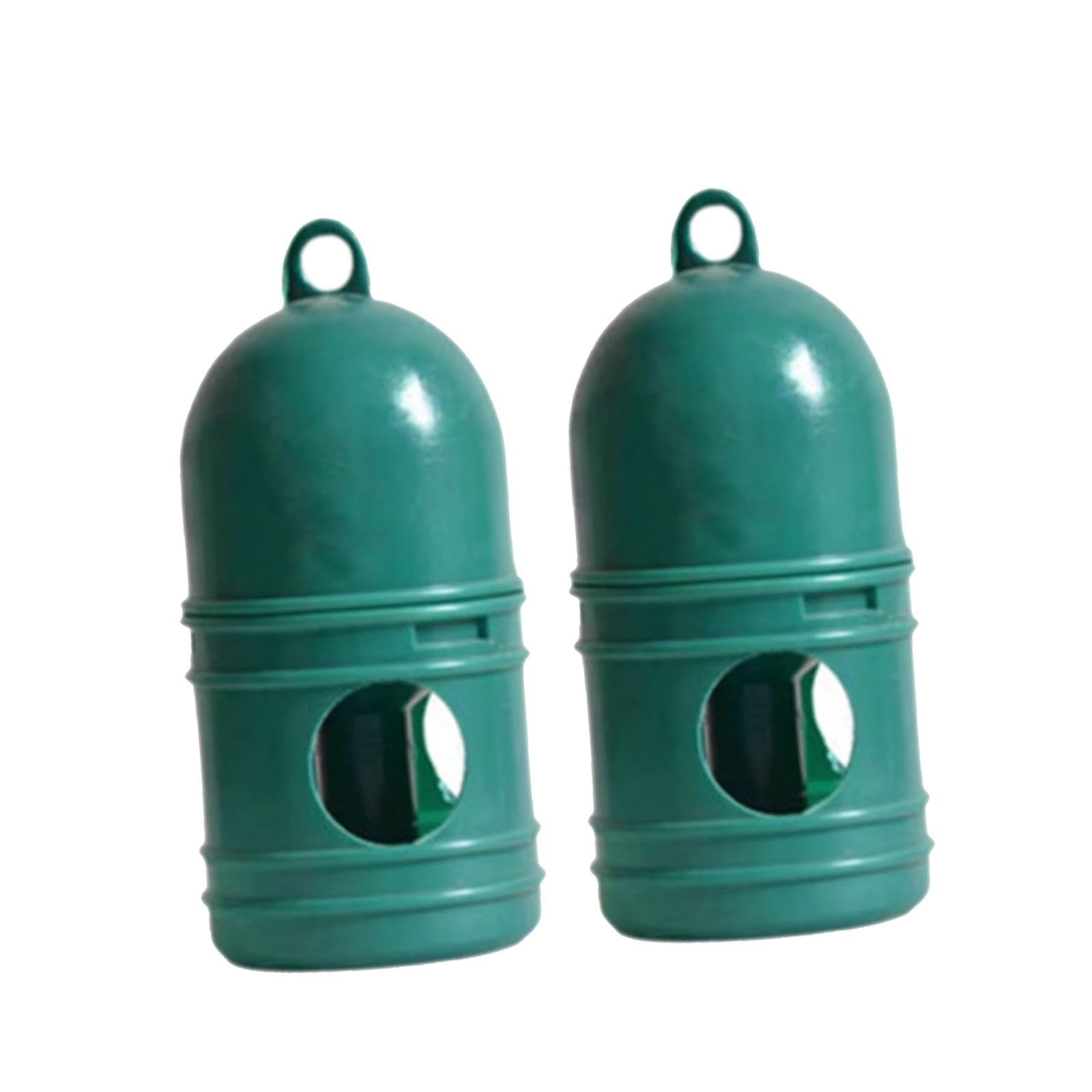 Generic 2 Pieces Pigeon Water Dispenser Bird Water Drinker with Hanging Handle 1L Dove Drinker Pet Water Pot Container for Duck Quail