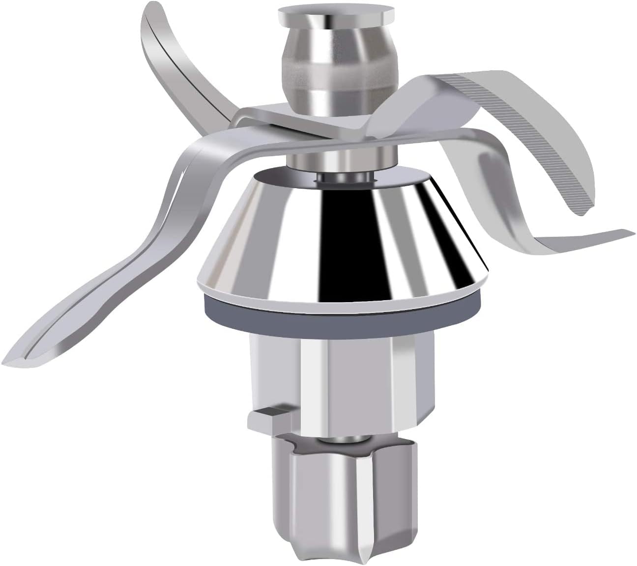 TM31 Cuchillas de Repuesto Compatible con Vorwerk Thermomix TM31 Robot de Cocina en Acero Inoxidable con Junta para Poweka