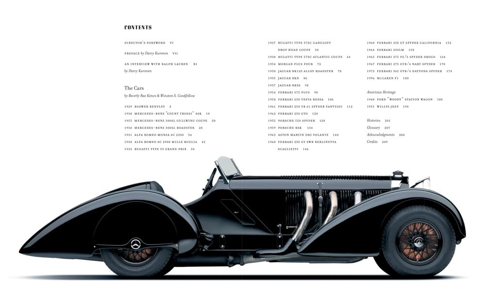 Speed, Style, and Beauty: Cars from the Ralph Lauren Collection