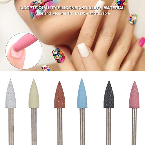 Set de 6 Puntas para Taladro de Uñas para Manicura y Pedicura miniatura 2