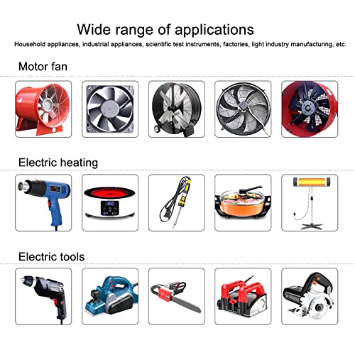 Image of SCR Universal Electronic Speed Regulator 4000W Motor Speed Controller 100-220V Thermostat Wide Voltage