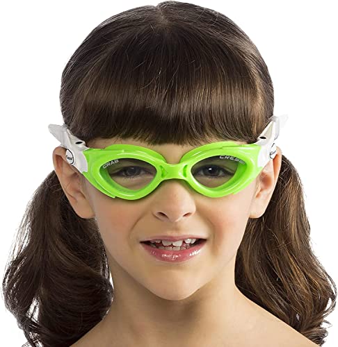 Cressi Crab, Lime/White, Clear Lens #TOP1