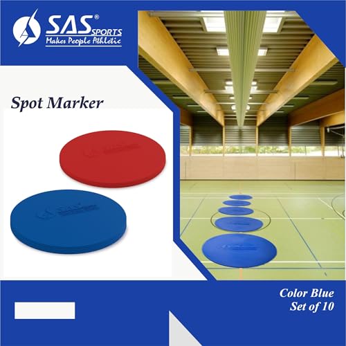 Image of SAS SPORTS Color Spot Marker (Set of 10), Size 8 inch for Kids Education Multi-Color