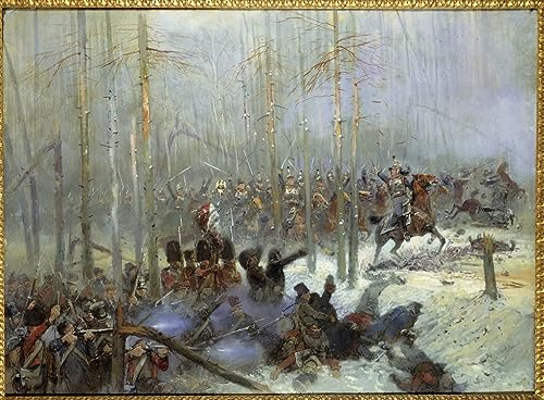 Tableau Campagne de Russie impression d'art mural haut de gamme Jean Baptiste Detaille