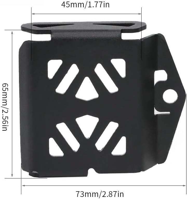 Guard Rear Brake Fluid Reservoir 2025 for 500X 525X for Colove KY500X KY525X for Montana XR5 500 510 Rear Brake Master Cylinder Fluid Reservoir Cover Guard