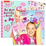 JoJo Siwa Coloring Book Super Set ~ JoJo Siwa Coloring and Activity Books with JoJo Siwa Stickers, Puzzles and Games (JoJo Siwa Party Supplies Bundle)